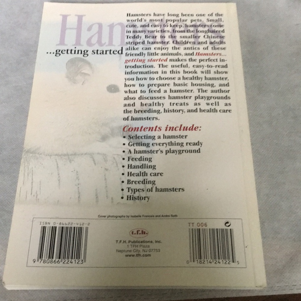 “Hamsters…getting started” Manual - Picture 2 of 3